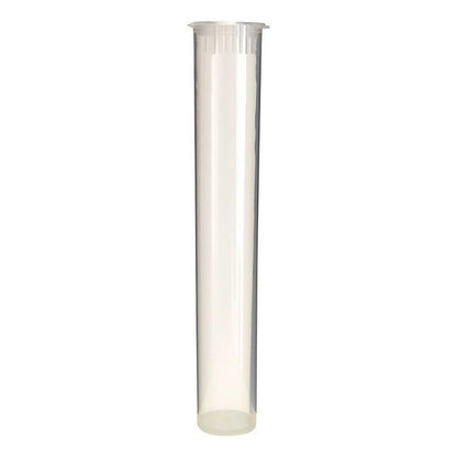 Clear Translucent Squeeze Top Child-Resistant Pre-Roll Tube | 94 mm