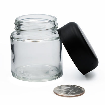 eBottles 1 Gram Glass Child-Resistant Straight Sided Jar 38/400