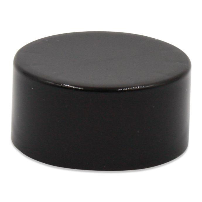 eBottles Black Smooth Sided Child-Resistant Foil-Lined Cap | 28 mm