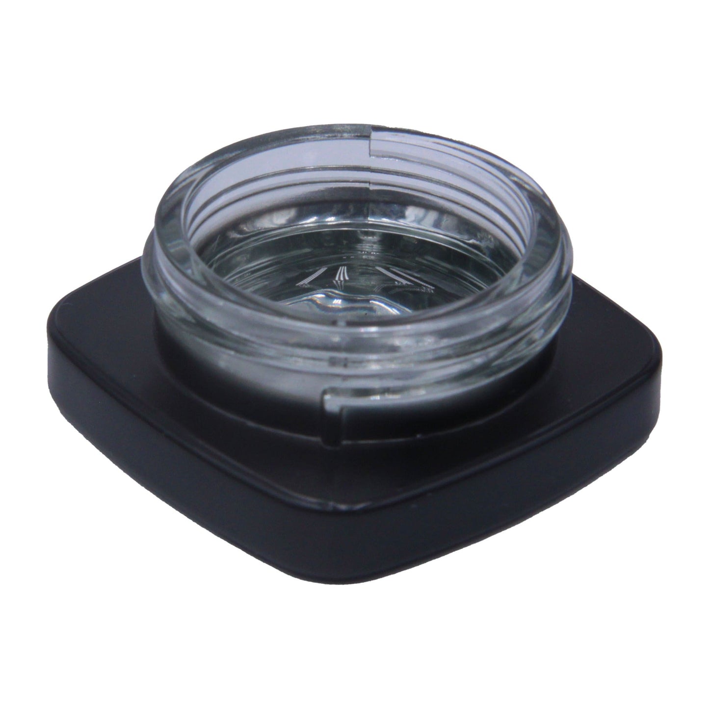 eBottles Black Square Glass Concentrate Jar | 9 ml