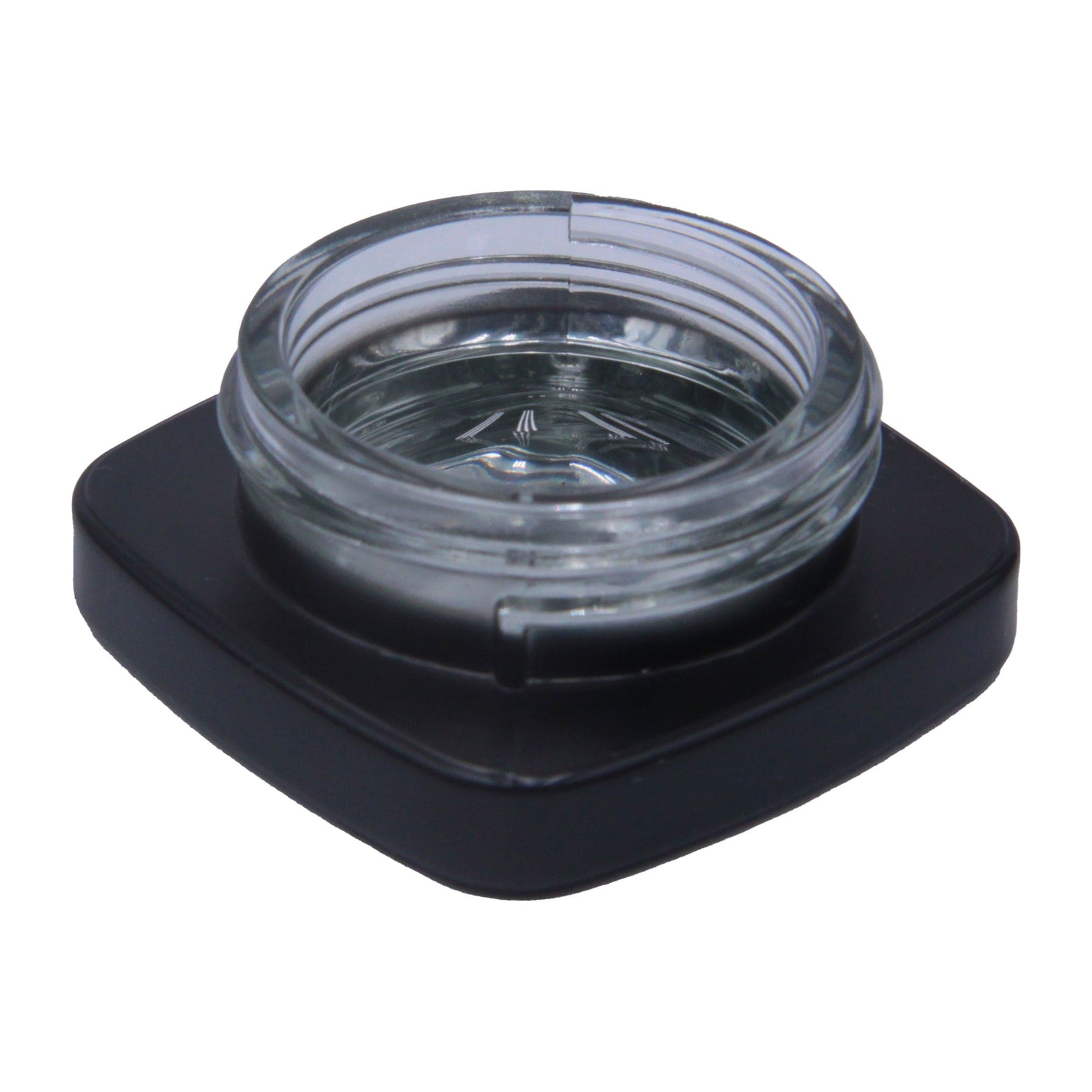 eBottles Black Square Glass Concentrate Jar | 9 ml