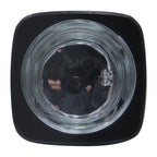 eBottles Black Square Glass Concentrate Jar | 9 ml