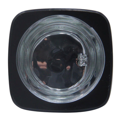 eBottles Black Square Glass Concentrate Jar | 9 ml