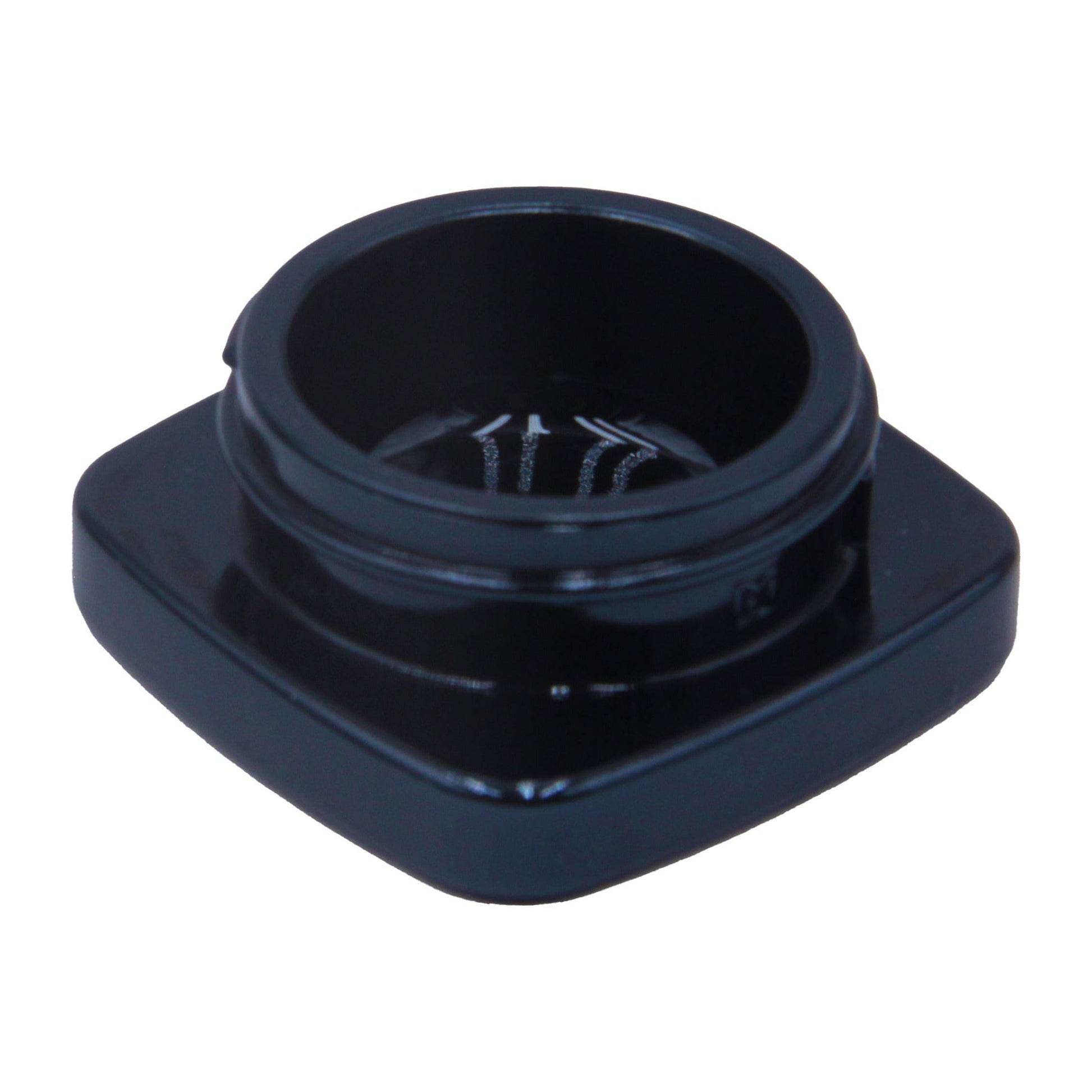 eBottles Black Square Glass Concentrate Jar | 9 ml