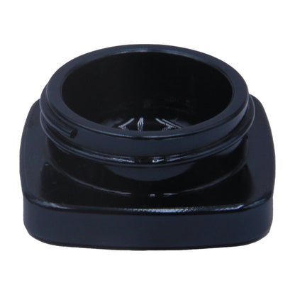 eBottles Black Square Glass Concentrate Jar | 9 ml