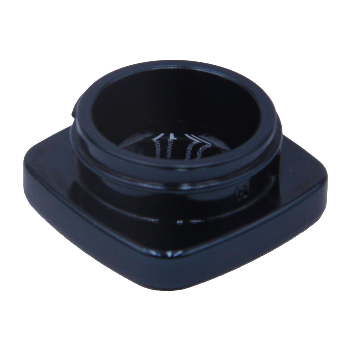 eBottles Black Square Glass Concentrate Jar | 9 ml