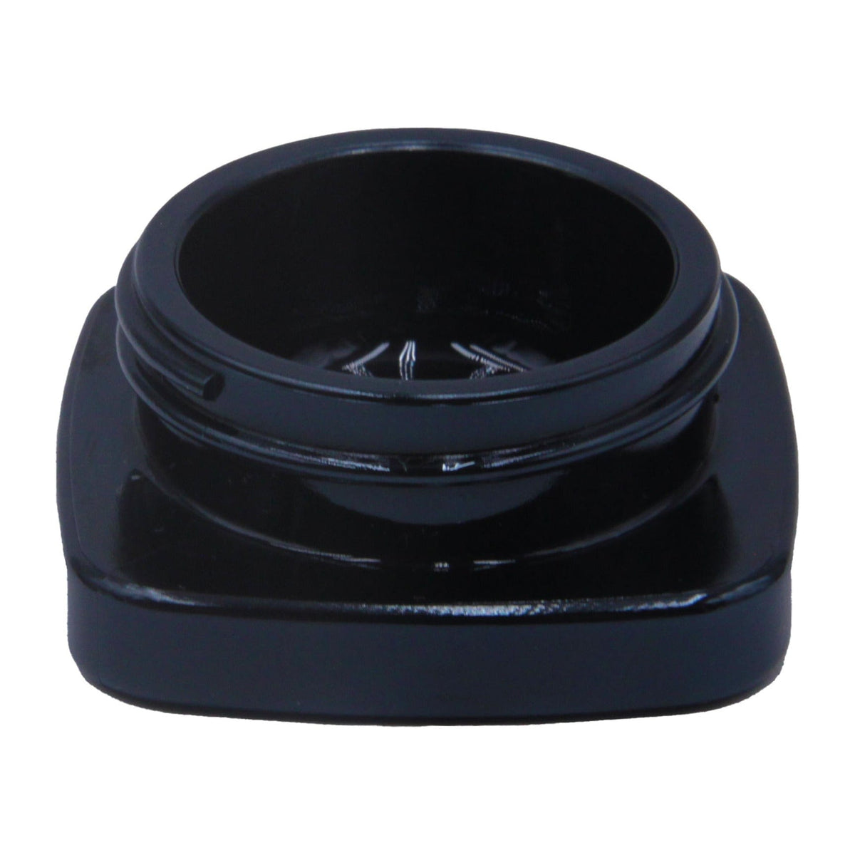 eBottles Black Square Glass Concentrate Jar | 9 ml