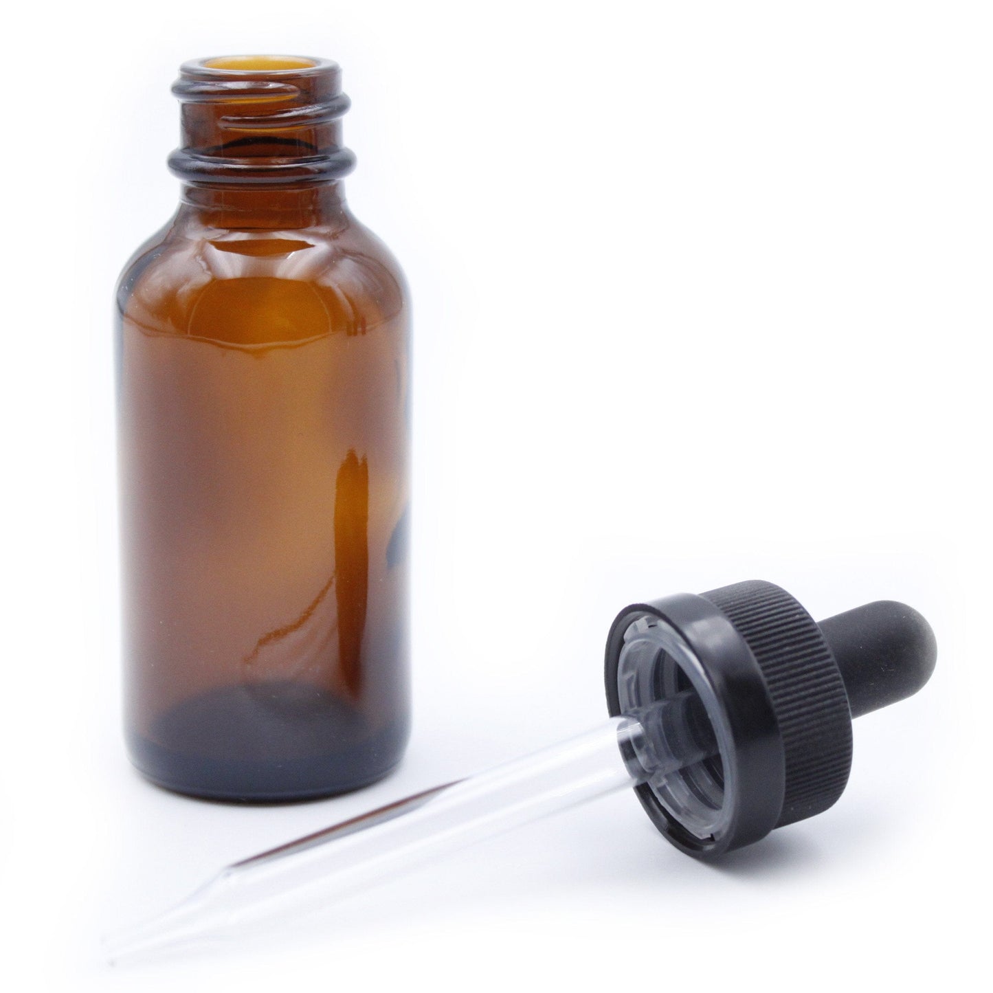 eBottles Cobalt Blue Child-Resistant Glass Dropper Bottle w/ 0.8ml Non-Graduated Dropper | 1 oz