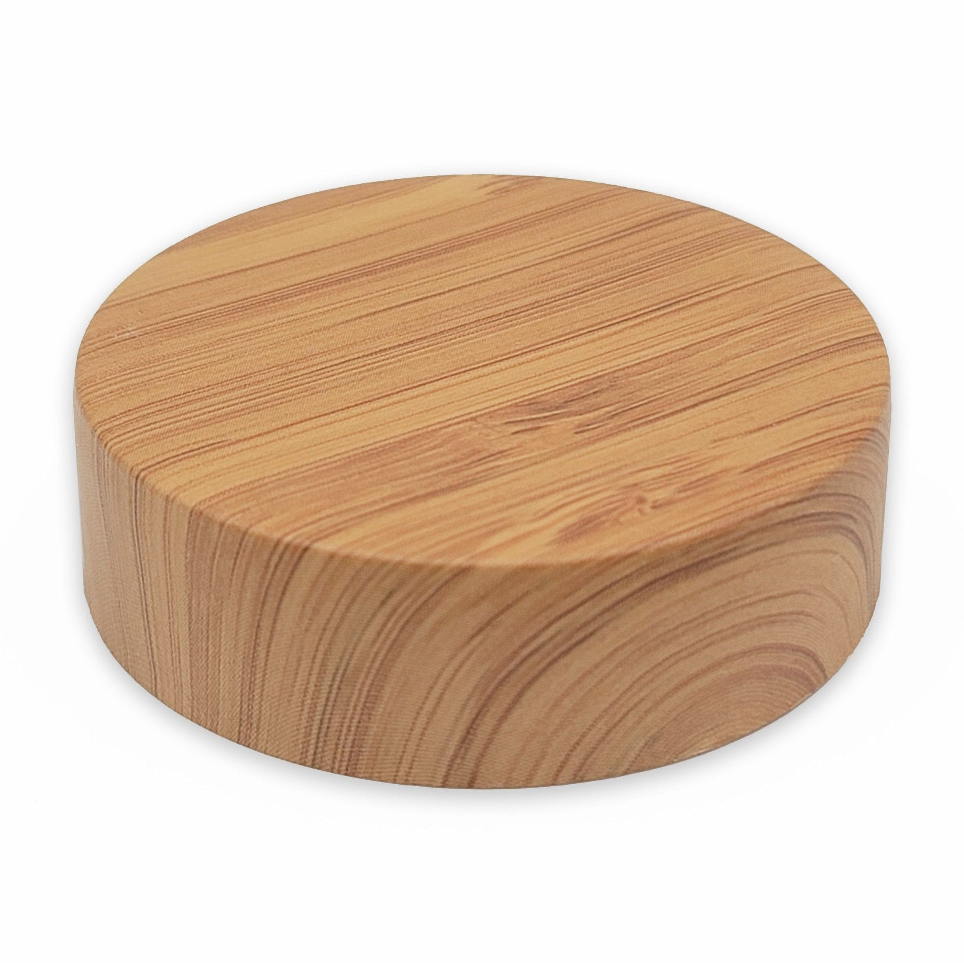 eBottles Faux Wood Child-Resistant Smooth-Sided Cap | 53 mm