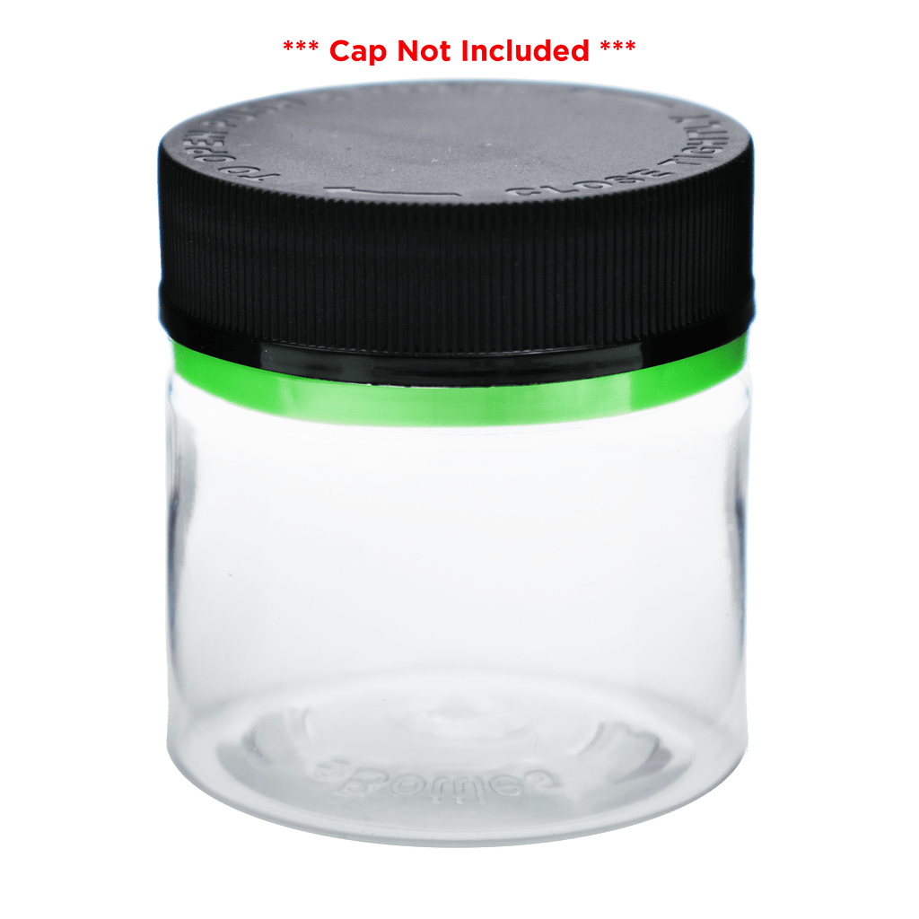 eBottles PET Child-Resistant Tamper Evident Straight Sided Jar and Cap Bundle | 30 dram
