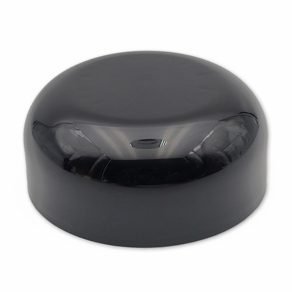Glossy Black / Single Unit (Less Than Box Qty) eBottles Child-Resistant PE-Lined Dome Cap | 53 mm