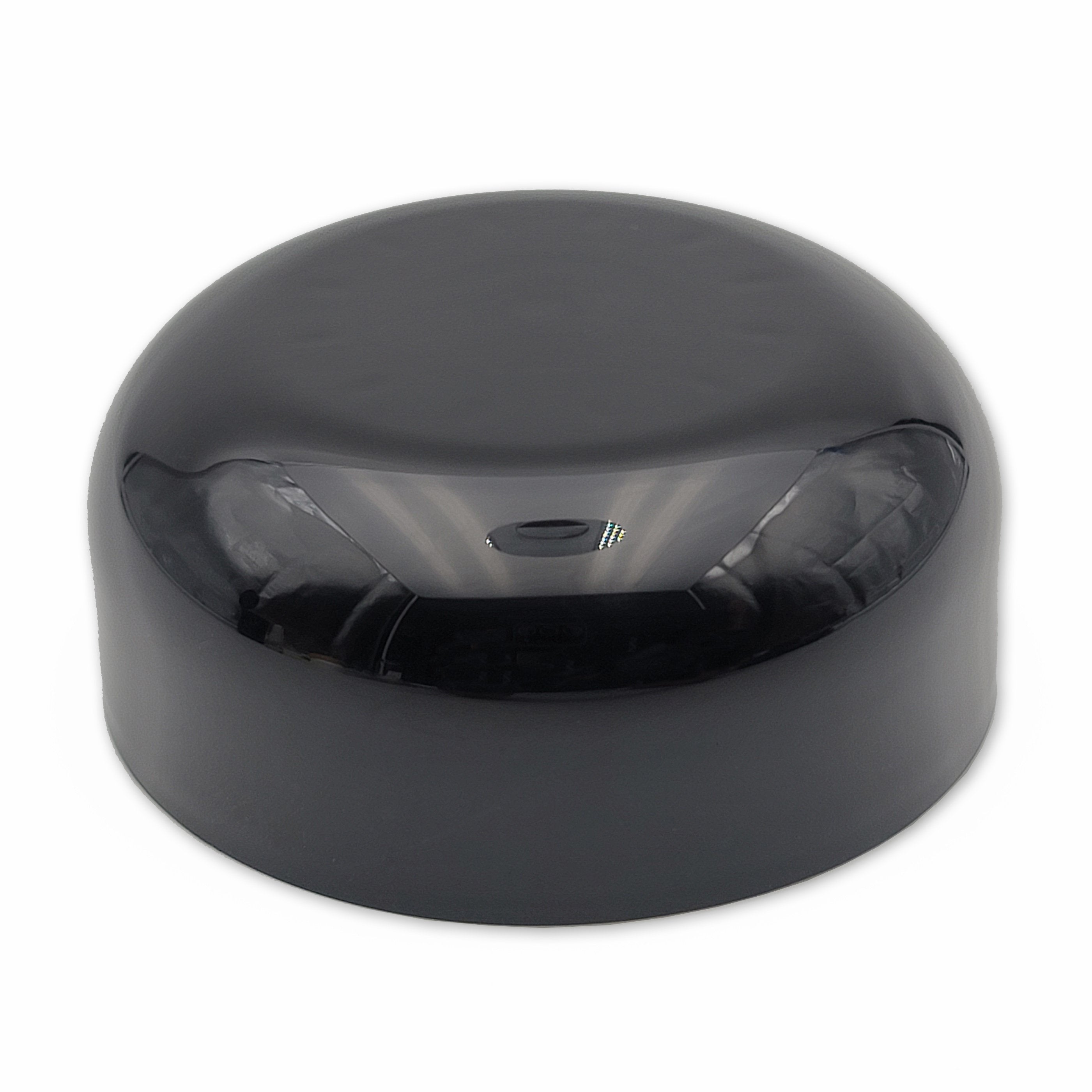 Glossy Black / Single Unit (Less Than Box Qty) eBottles Child-Resistant PE-Lined Dome Cap | 53 mm