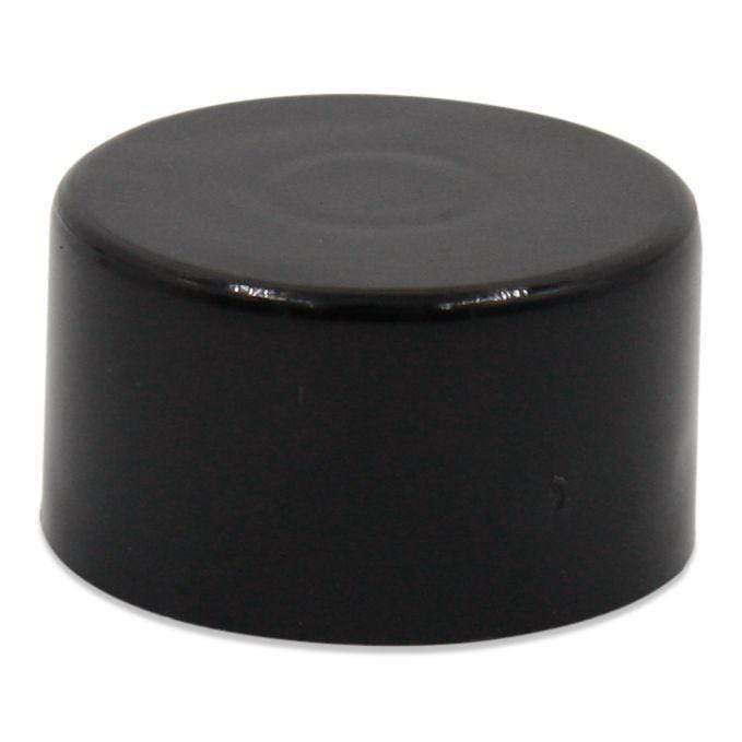 Glossy Black / Single Unit (Less Than Box Qty) eBottles Child-Resistant Smooth Sided Cap | 20 lug
