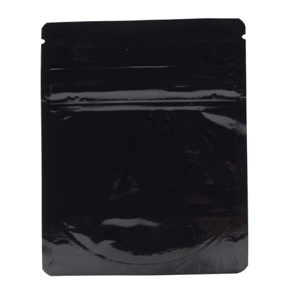 Glossy Black / Single Unit (Less Than Pack Qty) Bag King Child-Resistant Opaque Wide Mouth Mylar Bag | 1/8 oz