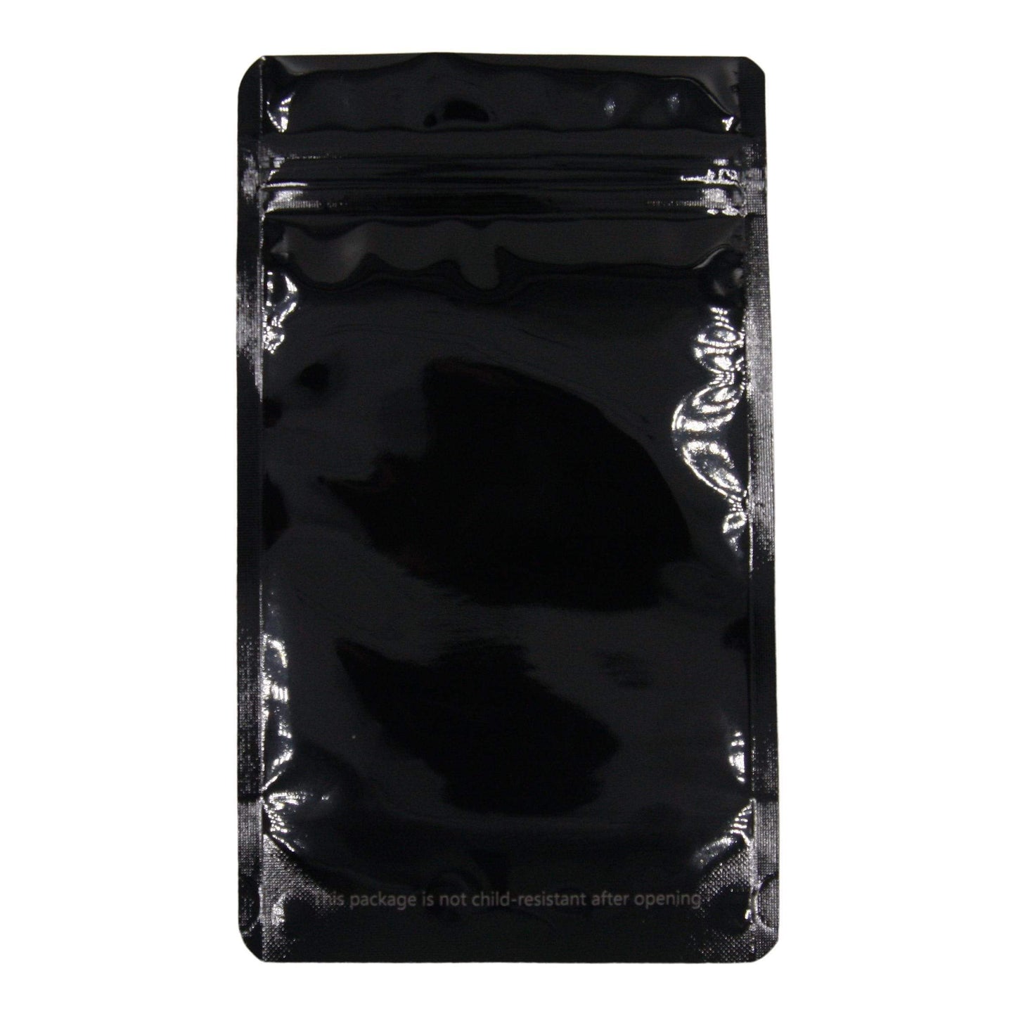 Glossy Black / Single Unit (Less Than Pack Qty) Bag King Clear Front Mylar Bag (1/4th oz)