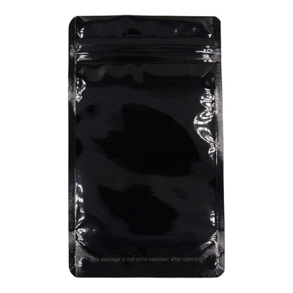 Glossy Black / Single Unit (Less Than Pack Qty) Bag King Clear Front Mylar Bag (1/4th oz)