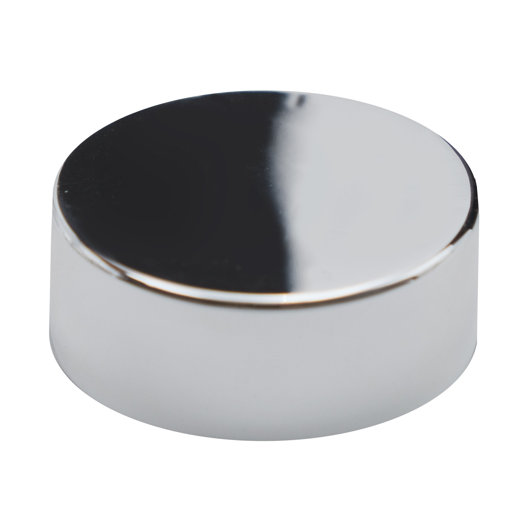 Glossy Silver / Single Unit (Less Than Box Qty) eBottles Silver Child-Resistant Smooth-Sided Foil Lined Cap | 38 mm