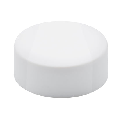 Glossy White eBottles Child-Resistant Smooth PE-Lined Cap | 38 mm