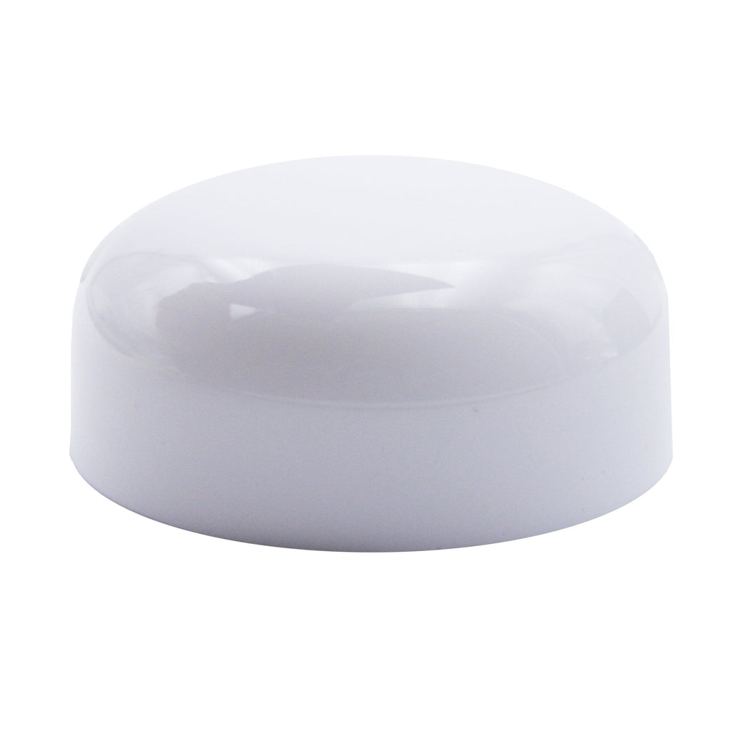 Glossy White / Single Unit (Less Than Box Qty) eBottles Child-Resistant PE-Lined Dome Cap | 53 mm