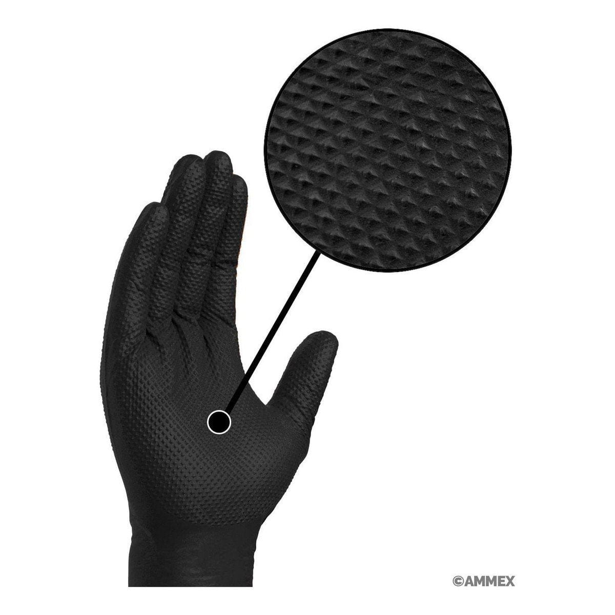 Gloveworks HD Industrial Black Nitrile Gloves