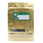 Gold / Clear / Single Unit (Less Than Pack Qty) Smell Proof Mylar Bag (1 oz)