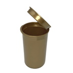 Gold / Single Unit (Less Than Box Qty) 19 Dram Pop Top Child-Resistant Bottles