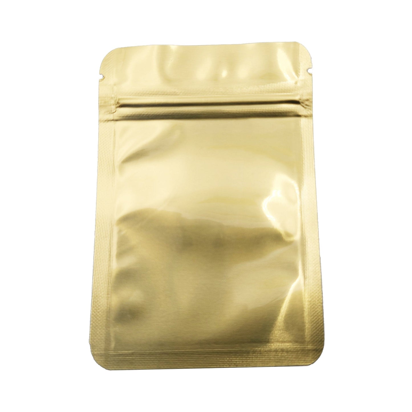 Gold / Single Unit (Less Than Pack Qty) Shiny Series Smell Proof Bag (1 gram) 4.3" x 2.9"