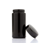 Grand Puff 100ml Violet Glass Jar with Matching Glossy Cap