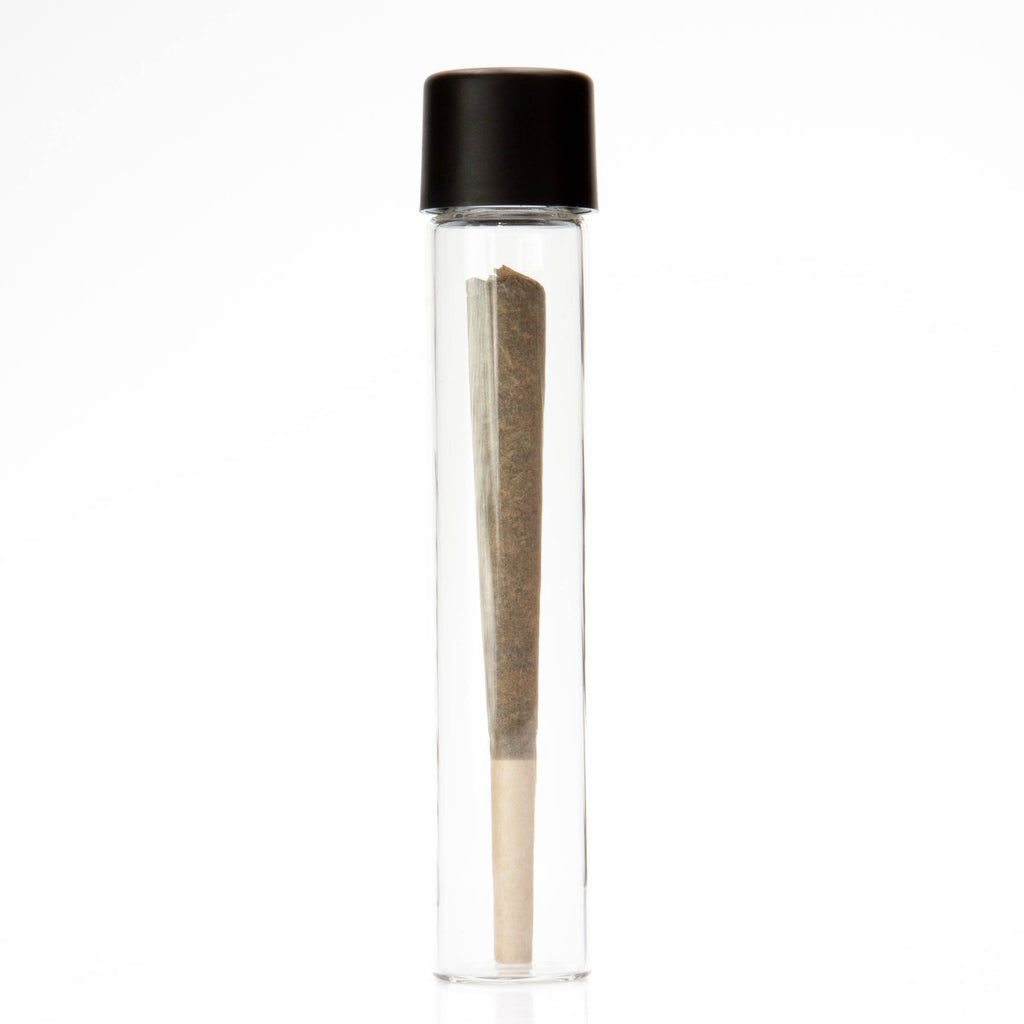 Grand Puff 115mm Glass Pre-Roll Tube with Child-Resistant Cap