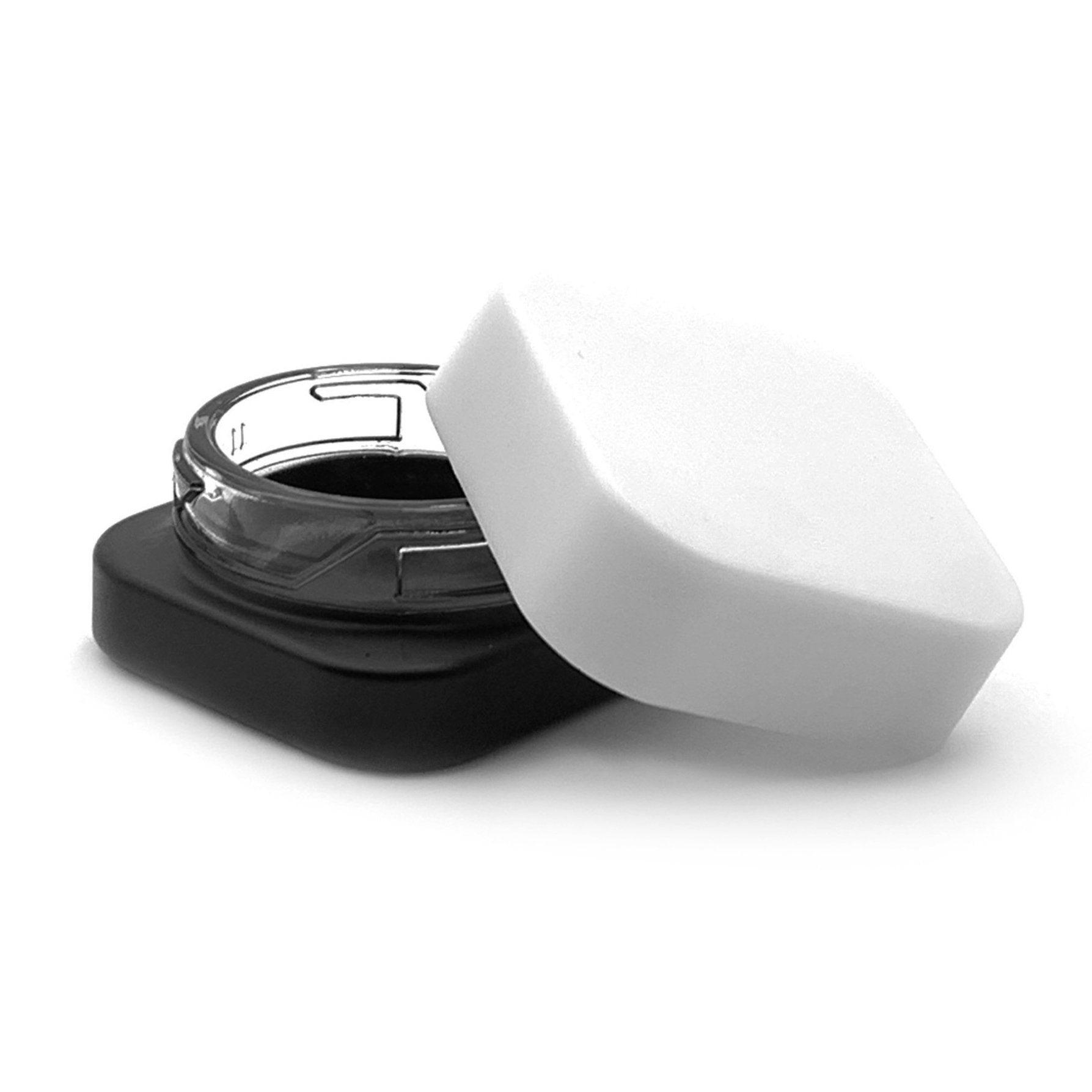 Grand Puff® Black Square Glass Concentrate Jar | 9 ml