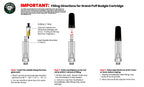 Grand Puff® Budgie Glass Cartridge