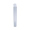 Single Unit (Less Than Box Qty) / Clear Grand Puff® Squeeze Pop Top Plastic Tube | 128 mm