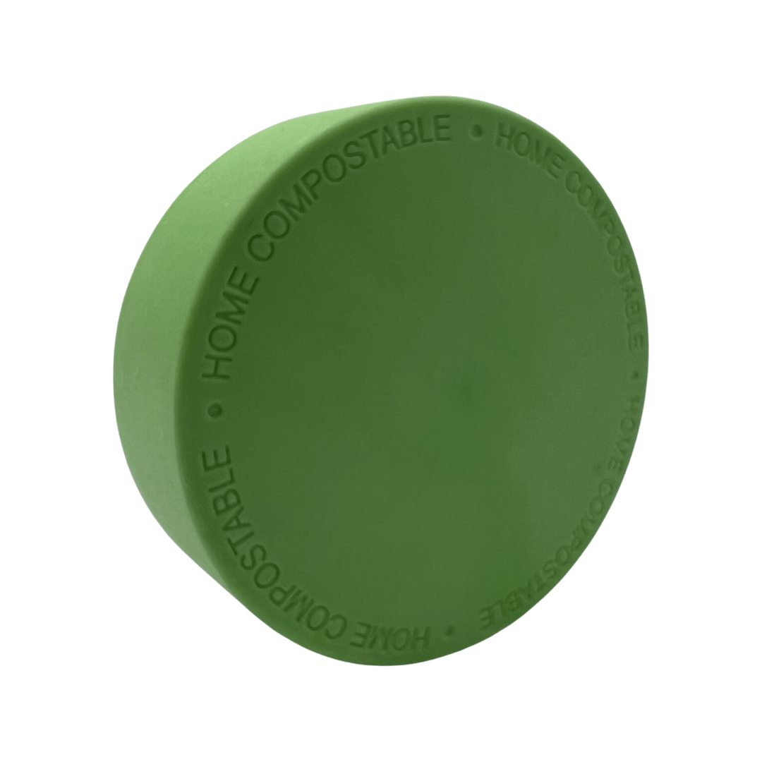 Green HumidiLid Child-Resistant Home Compostable Cap | 53 mm