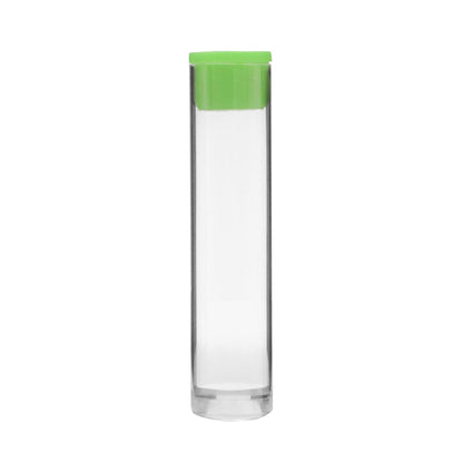 Green Plastic Tubes for Premium Vape Cartridges 13mm x 75mm