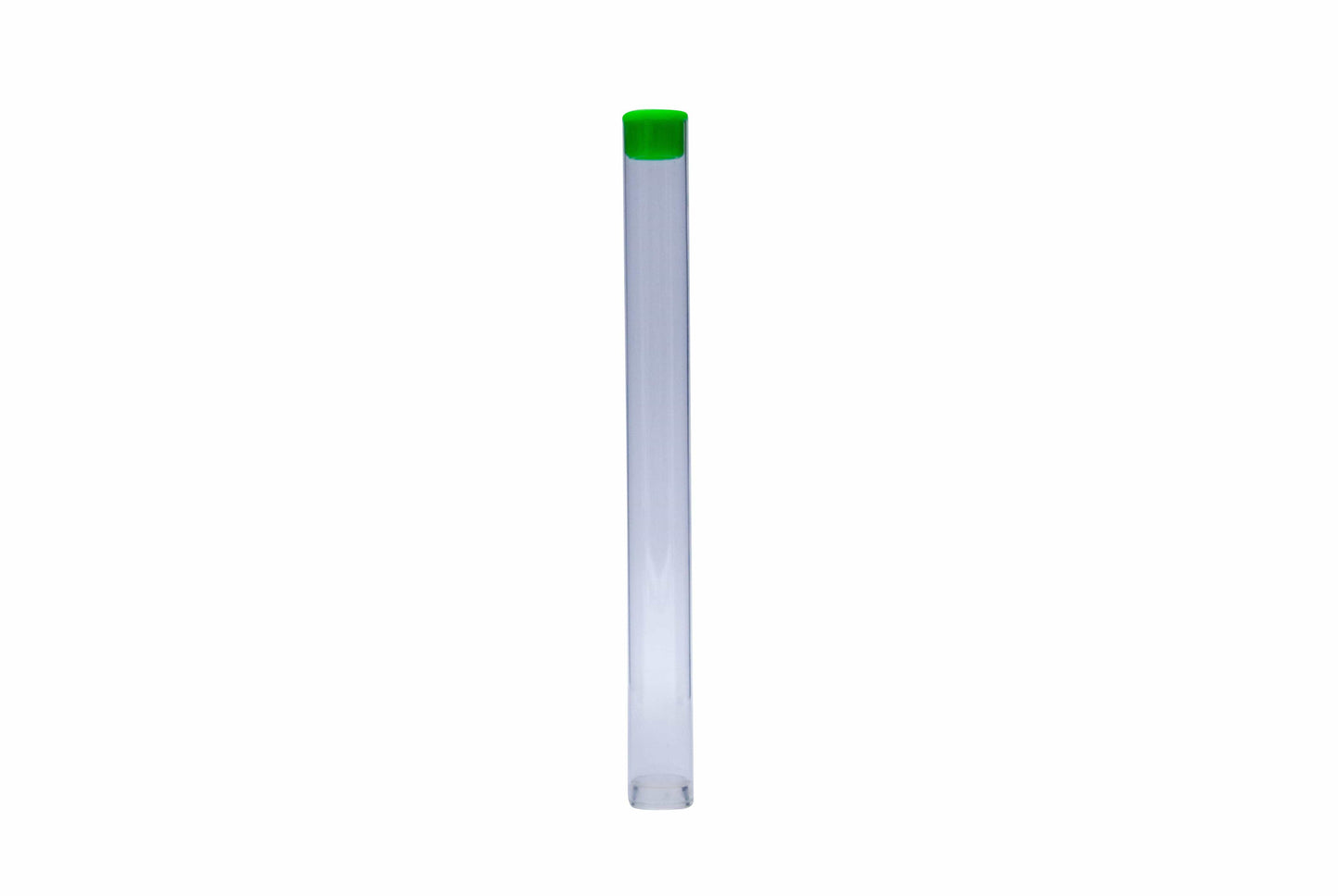 Green Plastic Tubes for Vape Cartridges 13mm x 138mm