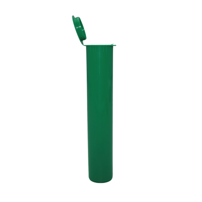 Green Premium Squeeze Top Child Resistant Pre-Roll Tube | 98 mm