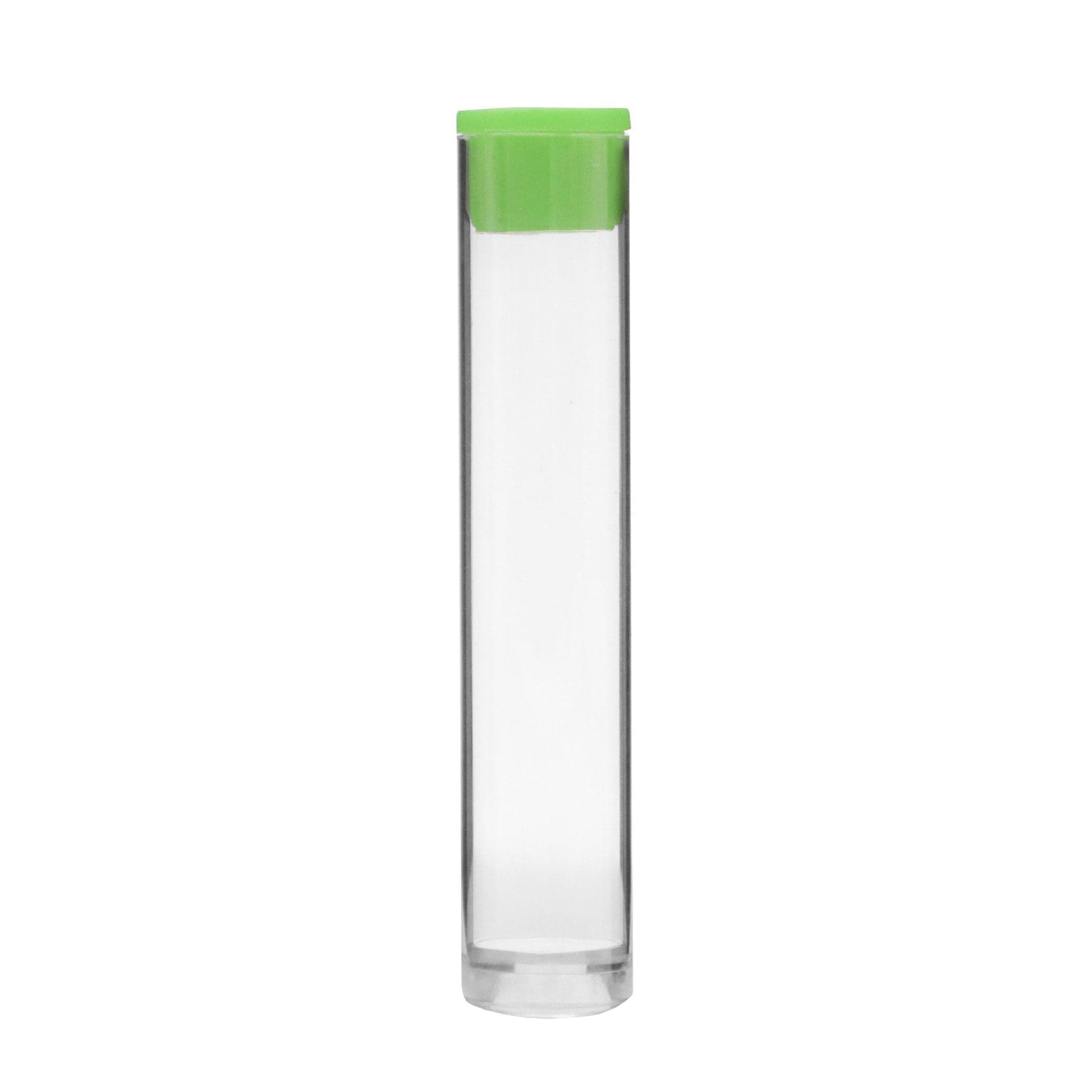 Green / Single Unit (Less Than Box Qty) Plastic Tubes for Cartridges 13mm x 85mm