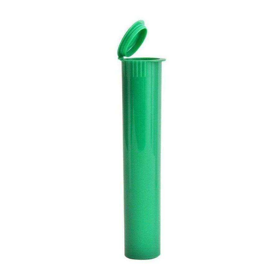 Green Squeeze Top Child-Resistant Pre-Roll Tube | 94mm