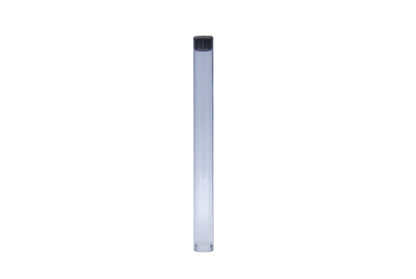 Grey Plastic Tubes for Vape Cartridges 13mm x 138mm