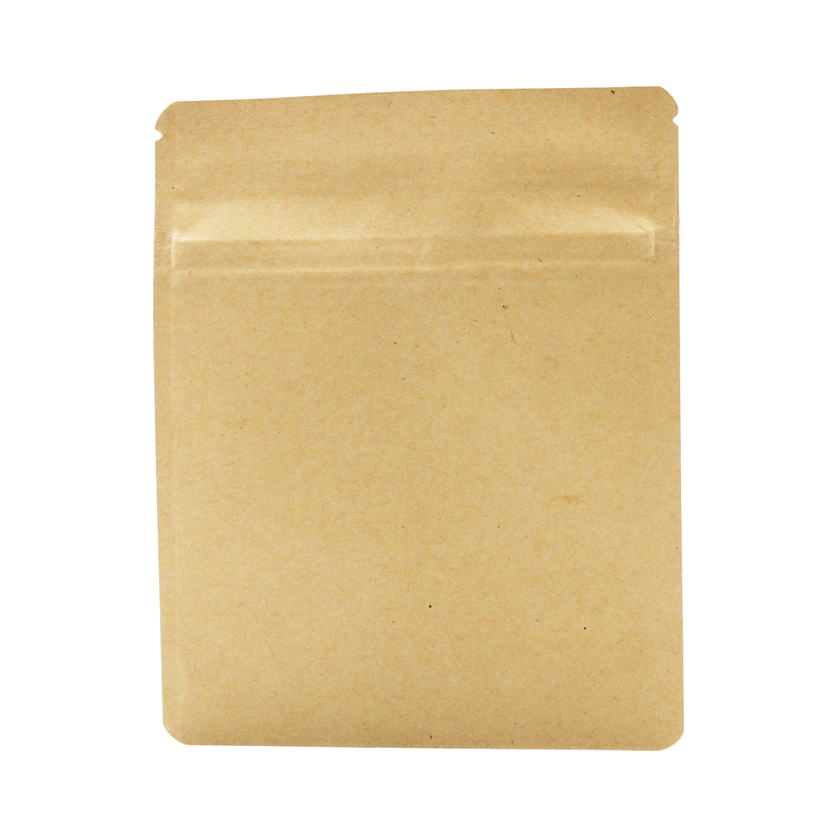 Kraft / Single Unit (Less Than Case Qty) Bag King Child-Resistant Opaque Wide Mouth Mylar Bag | 1/4 oz