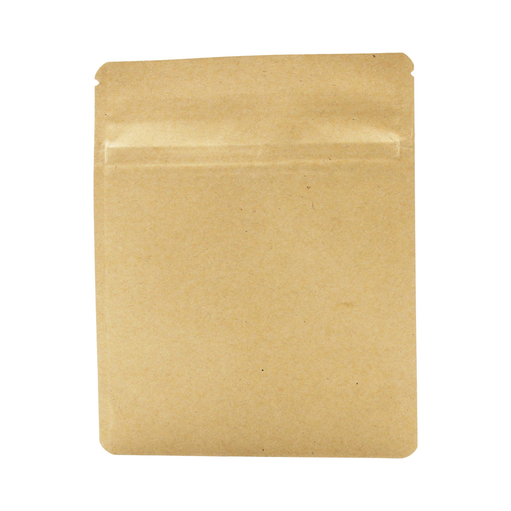 Kraft / Single Unit (Less Than Case Qty) Bag King Child-Resistant Opaque Wide Mouth Mylar Bag | 1/4 oz