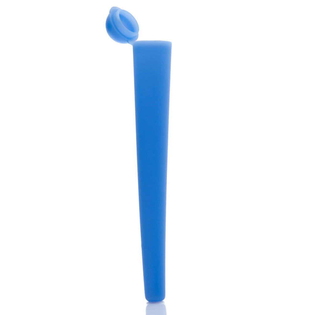 Light Blue / Box of 100 (Bulk Discount Pricing) Tapered Push Top Tube