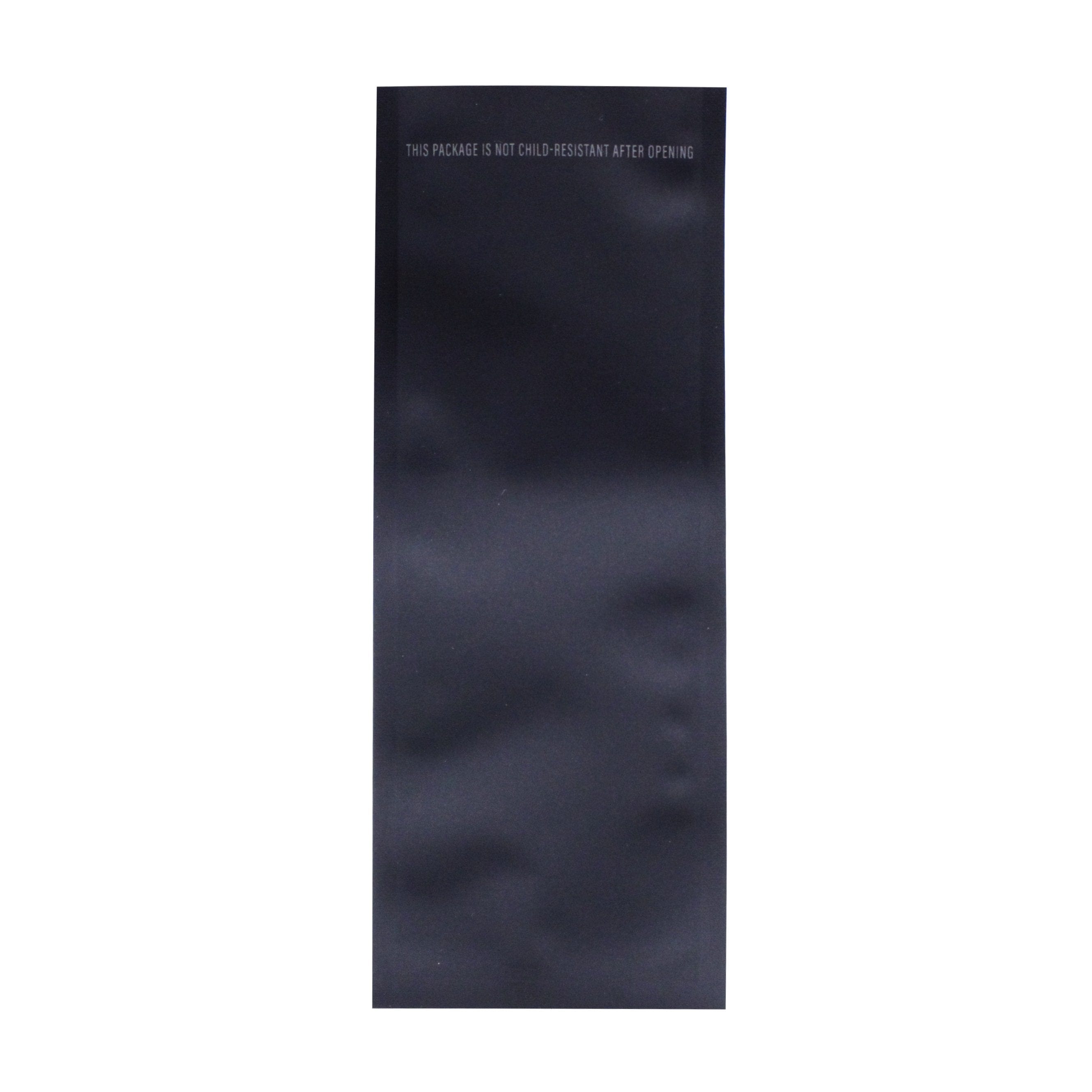 Matte Black Bag King Single Use Heat Seal Mylar Bag (2.8