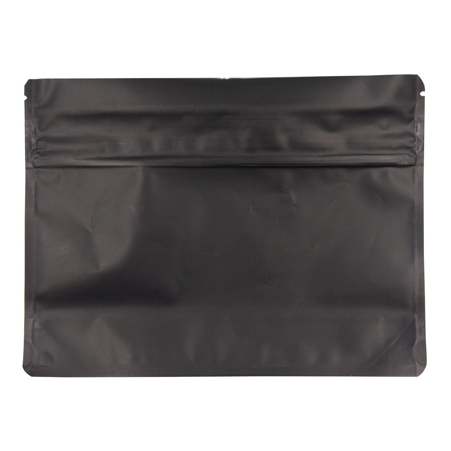 Matte Black Bag King Small Child-Resistant Opaque Mylar Exit Bag | 6 x 8 in