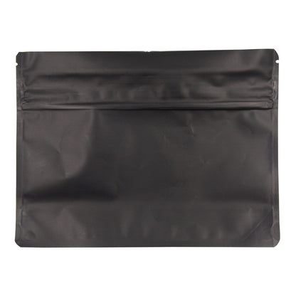 Matte Black Bag King Small Child-Resistant Opaque Mylar Exit Bag | 6 x 8 in