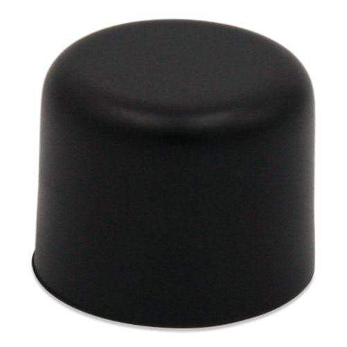Matte Black eBottles Child-Resistant PE-Lined Dome Cap | 18 mm