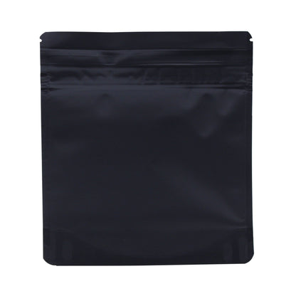 Matte Black / Single Unit Bag King Child-Resistant Clear Front Wide Mouth Mylar Bag | 1/2 oz