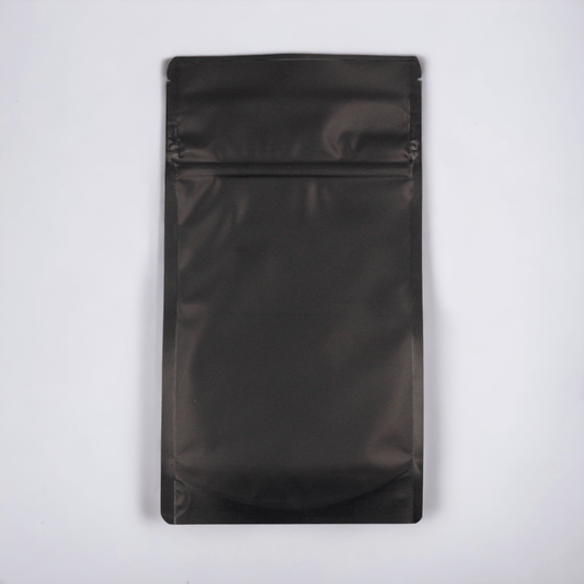 Matte Black / Single Unit Bag King Child-Resistant Opaque Mylar Bag | 1/4th oz