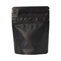 Matte Black / Single Unit (Less Than Box Qty) 10-Pack Bag King Child-Resistant Opaque Wide Mouth Mylar Bag | 1/8th ounce