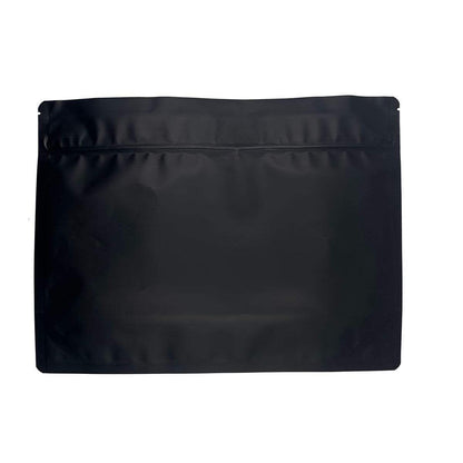Matte Black / Single Unit (Less Than Box Qty) Bag King Large Child-Resistant Opaque Mylar Exit Bag | 1/2 lb | 9 x 12 in